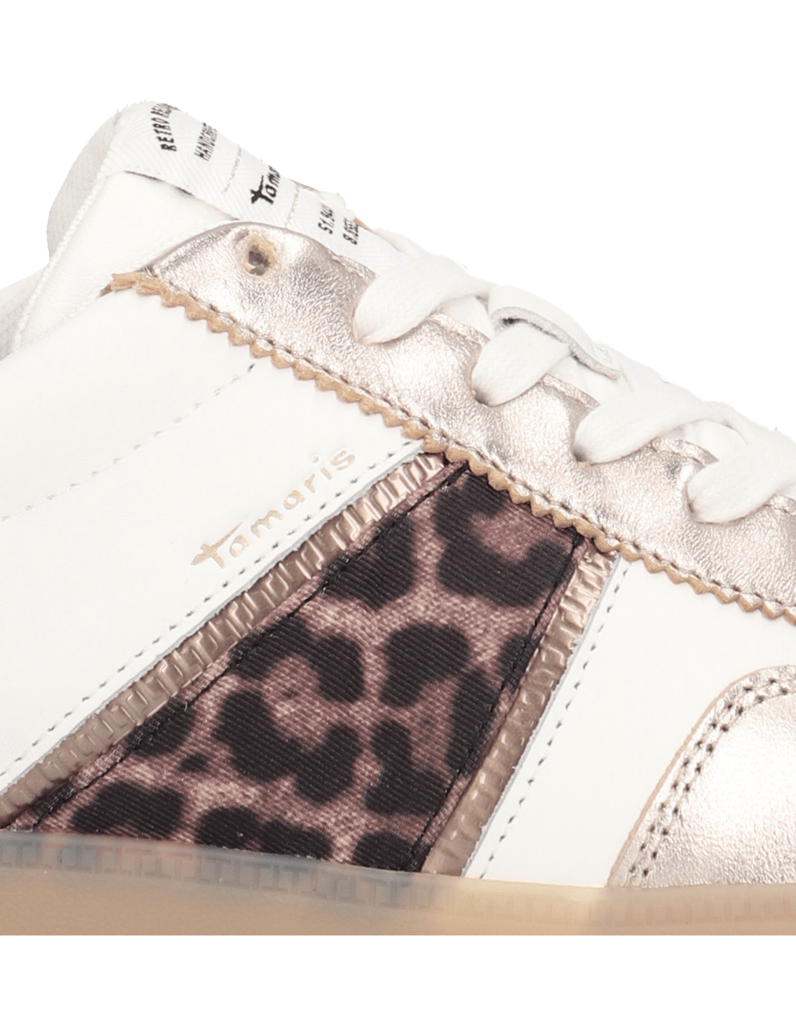 TAMARIS-gladko-usnje-superge-bela