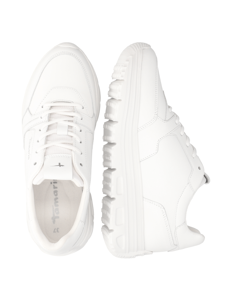 TAMARIS-hladká-koža-tenisky-biela