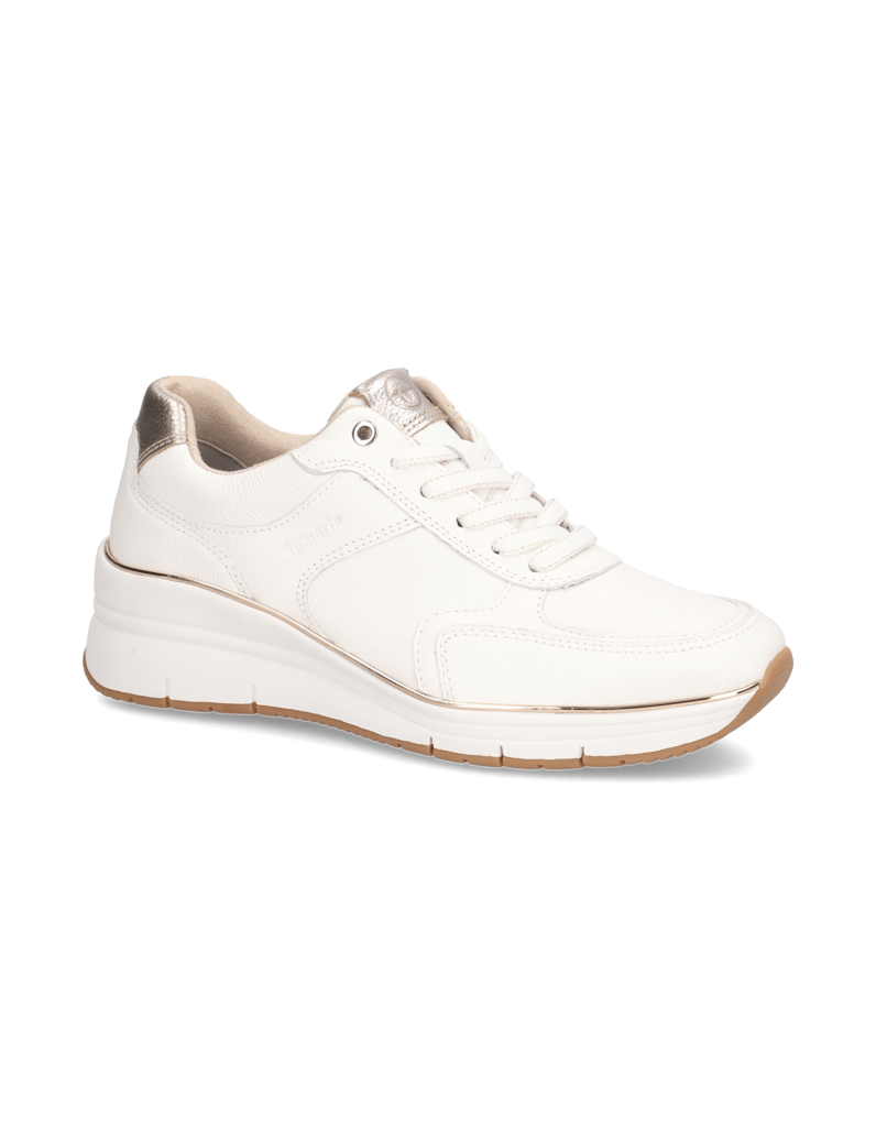 TAMARIS-hladká-kůže-tenisky-bílá