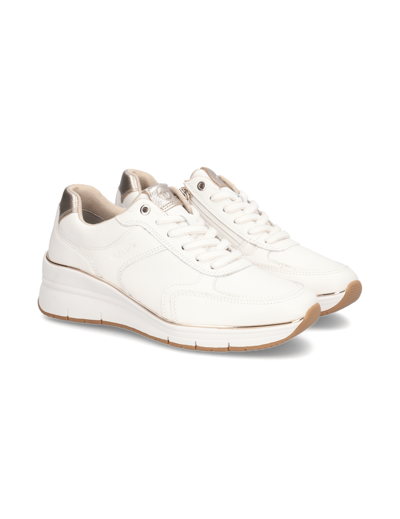 TAMARIS-hladká-kůže-tenisky-bílá