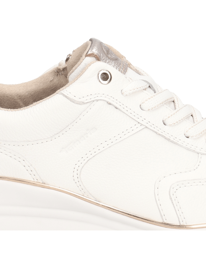 TAMARIS-hladká-kůže-tenisky-bílá