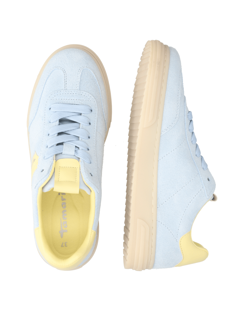 TAMARIS-velúr-tenisky-béžová