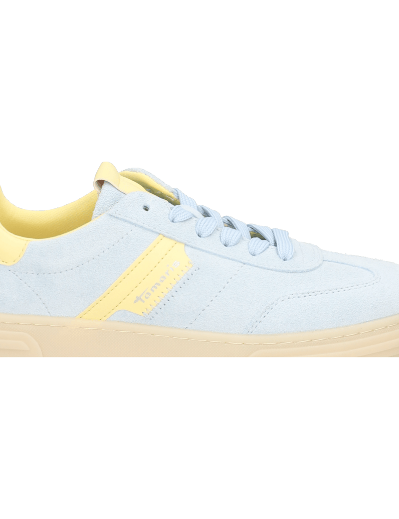 TAMARIS-velúr-tenisky-béžová