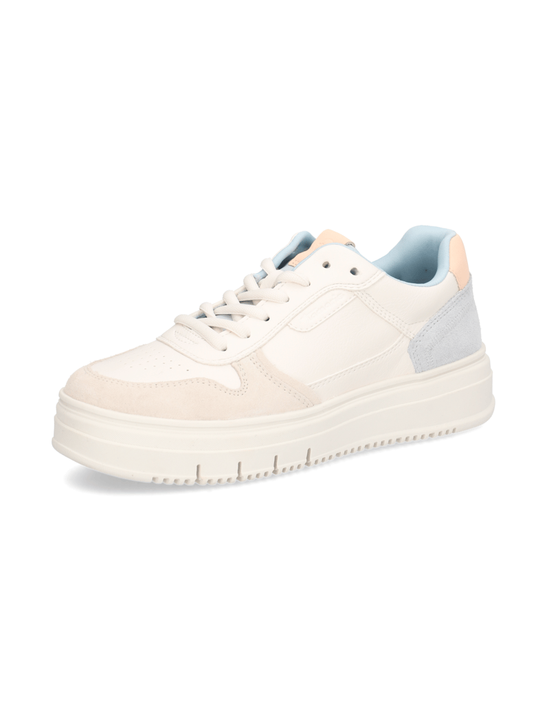 TAMARIS-Lederkombination-Sneaker-weiss