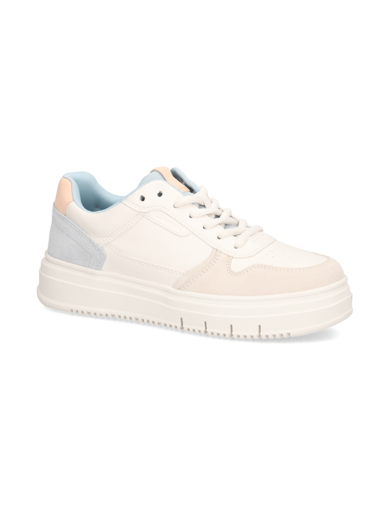 TAMARIS-Lederkombination-Sneaker-weiss