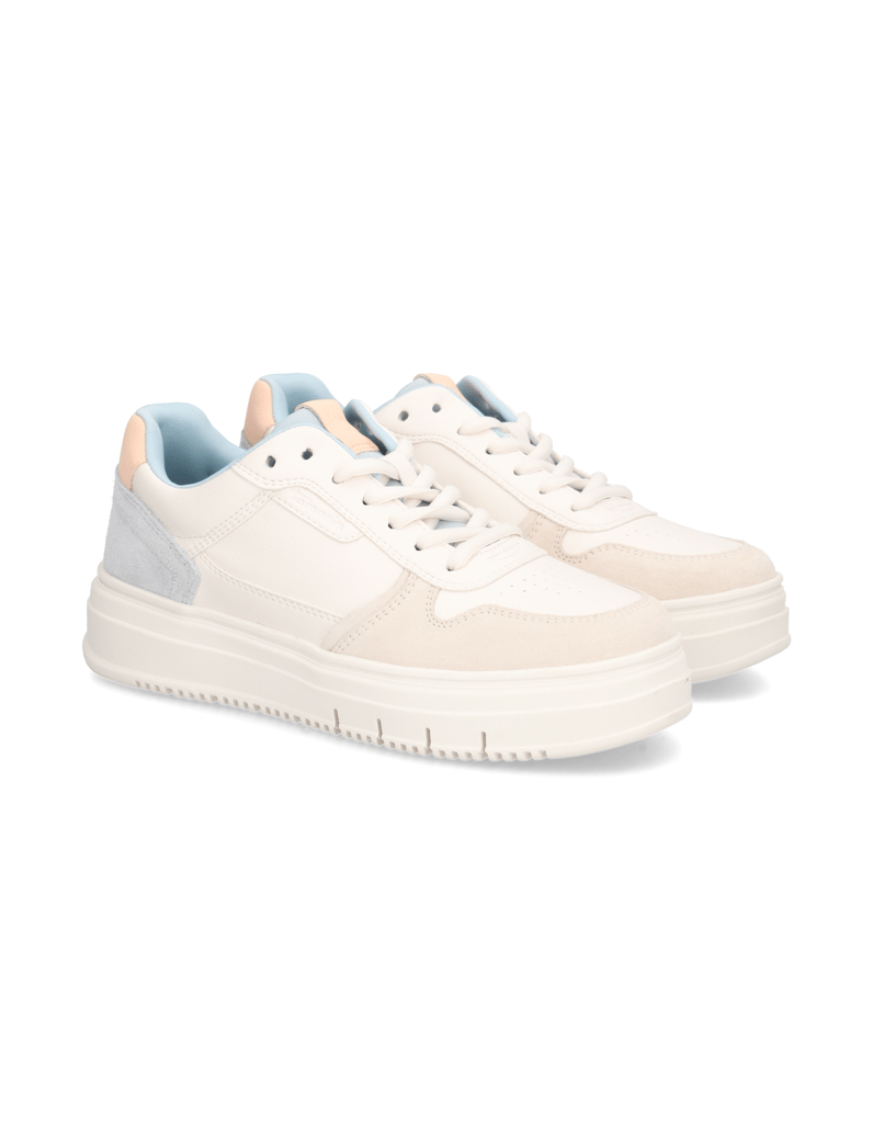 TAMARIS-Lederkombination-Sneaker-weiss