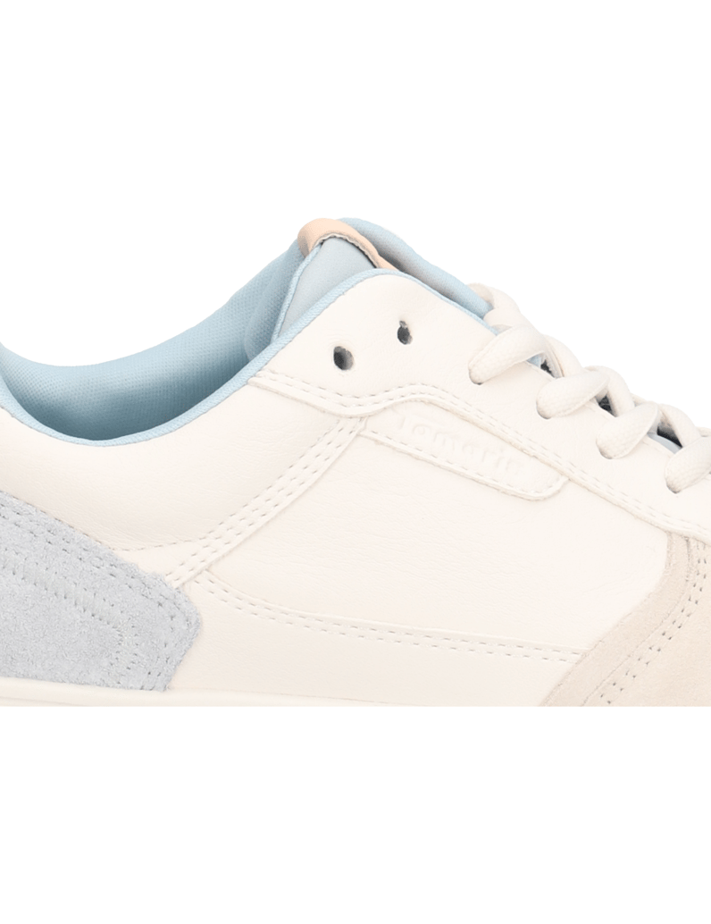 TAMARIS-Lederkombination-Sneaker-weiss