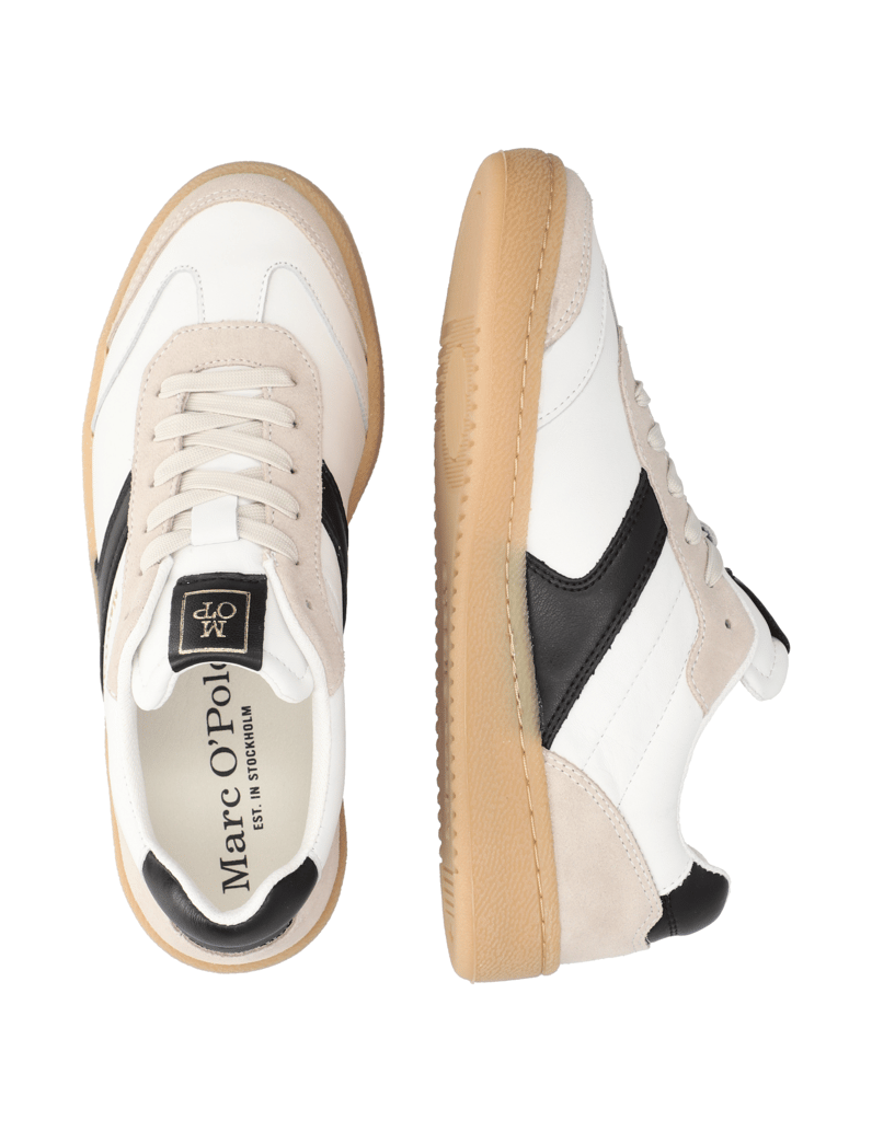 Marc-O´Polo-Lederkombination-Sneaker-weiss