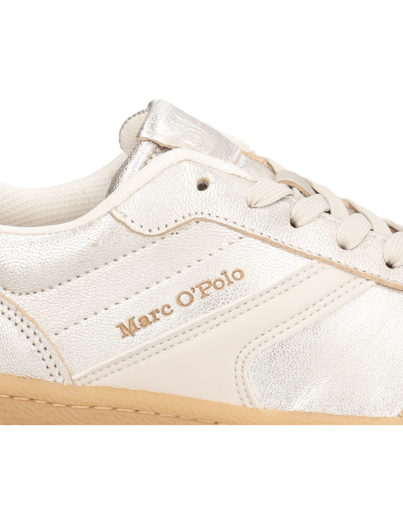 Marc-O´Polo-hladká-koža-tenisky-strieborná