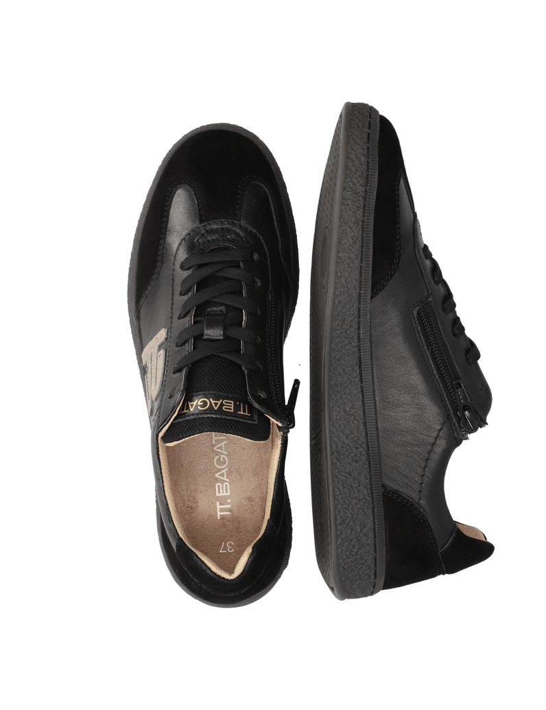 TT.-BAGATT-hladká-koža-tenisky-čierna