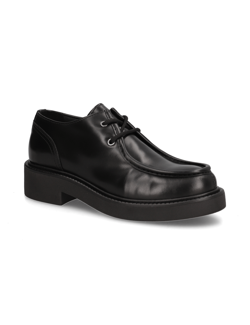 Marc-O´Polo-elegantná-šnurovacia-obuv-čierna