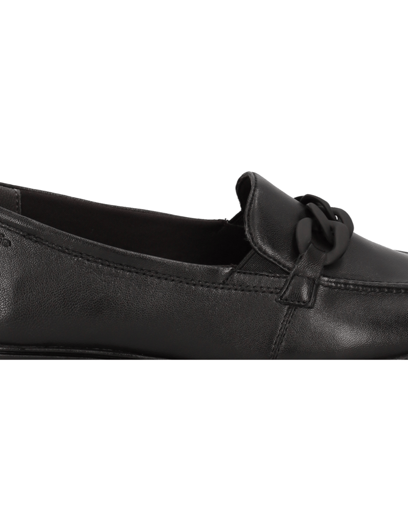 TAMARIS-hladká-koža-klasická-nazúvacia-obuv-čierna