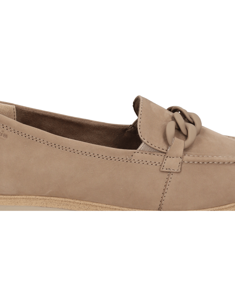 TAMARIS-Nubukleder-Slipper-schwarz