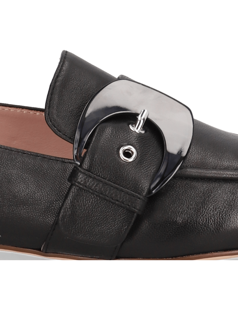 Pat-Calvin-Glattleder-Slipper-schwarz