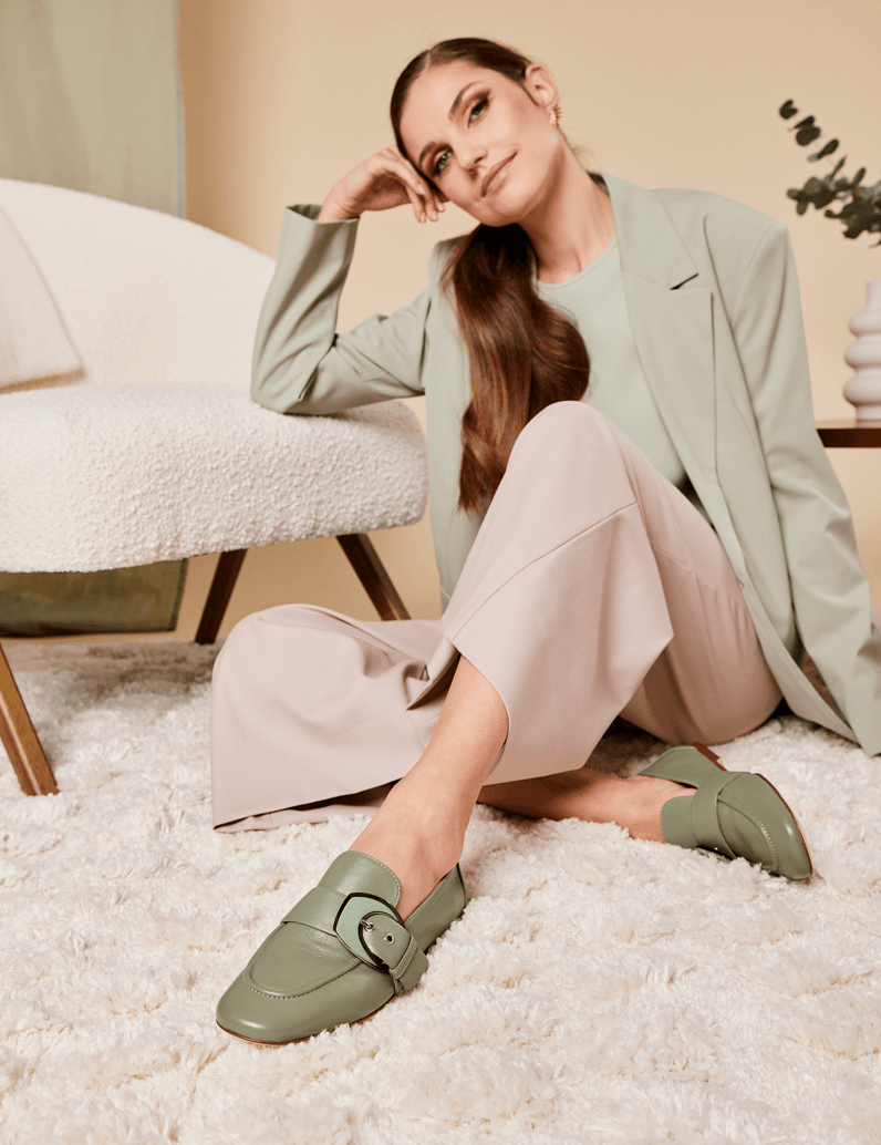 Pat-Calvin-Glattleder-Slipper-schwarz