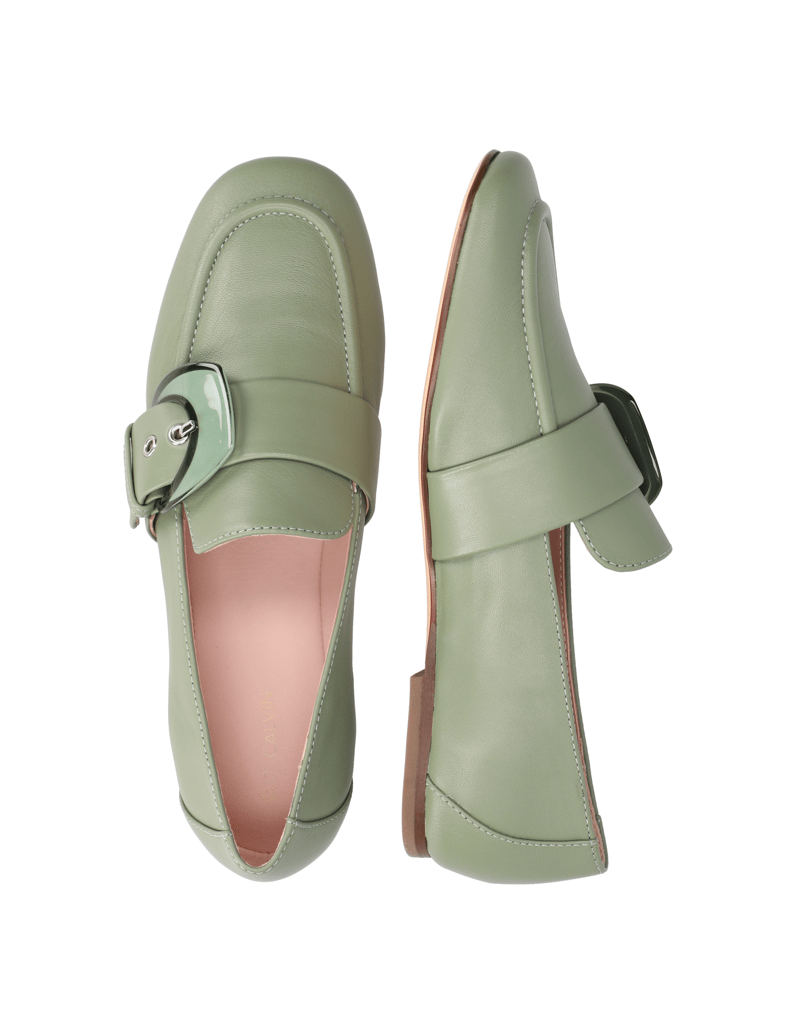 Pat-Calvin-Glattleder-Slipper-schwarz