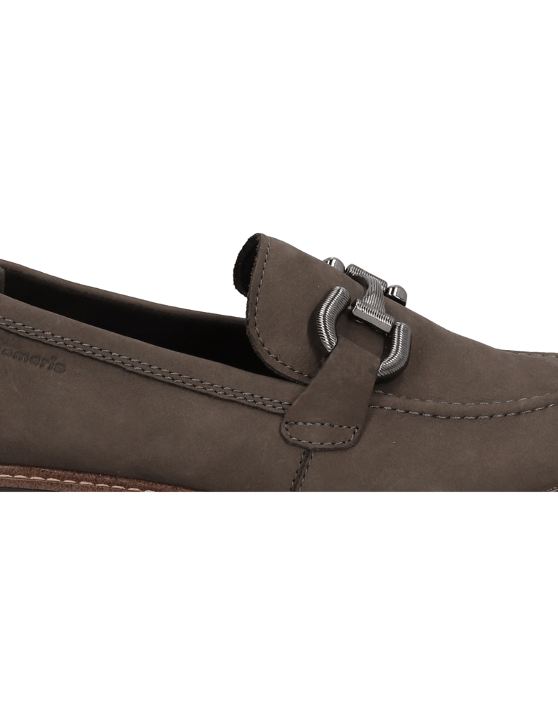 TAMARIS-velur-klasické-nazouvací-boty-černá