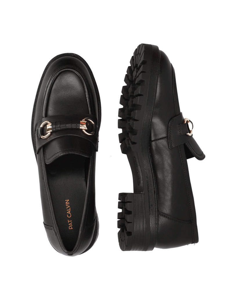 Pat-Calvin-hladká-kůže-klasické-nazouvací-boty-černá