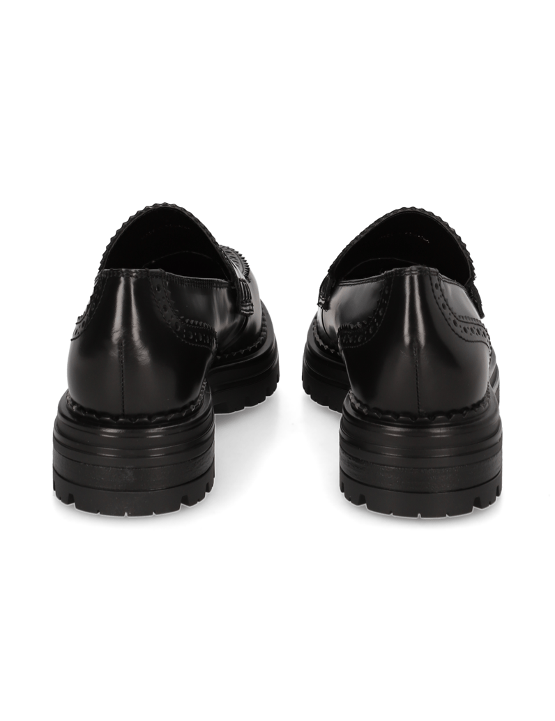 Pat-Calvin-Glattleder-Slipper-schwarz