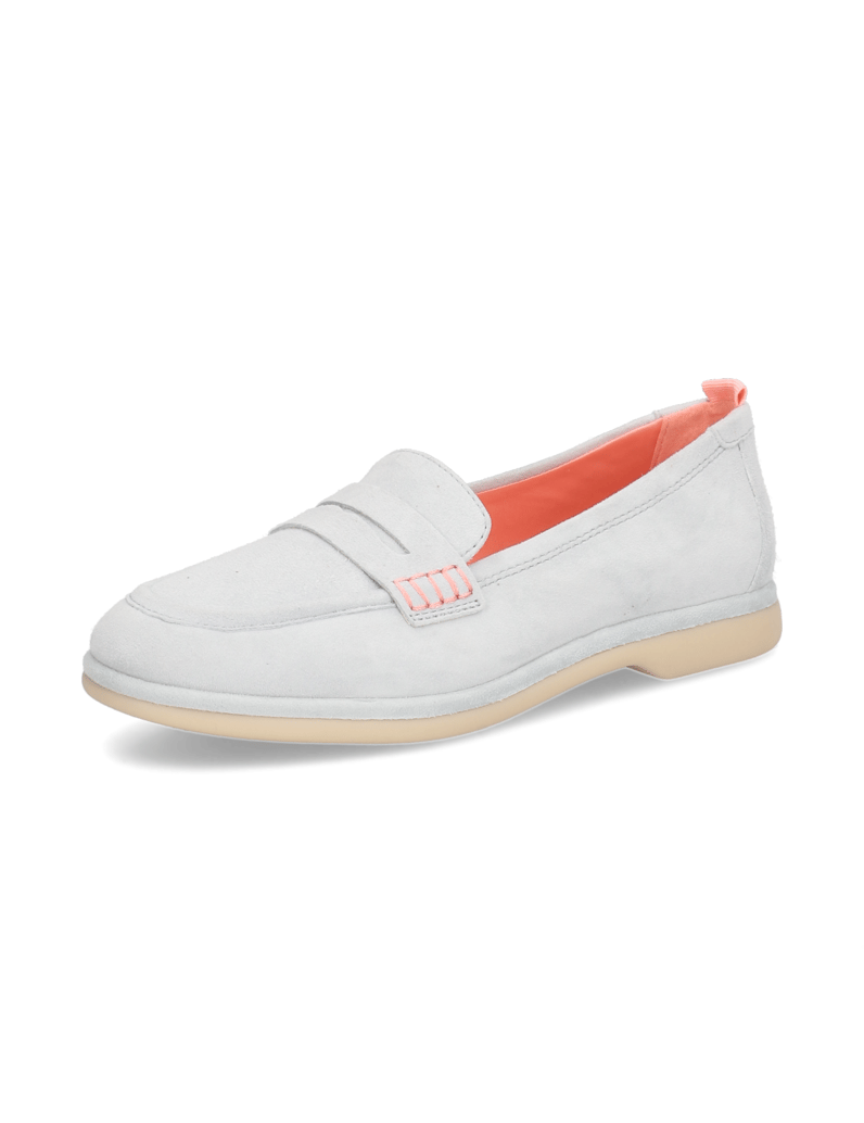 TAMARIS-Veloursleder-Slipper-beige