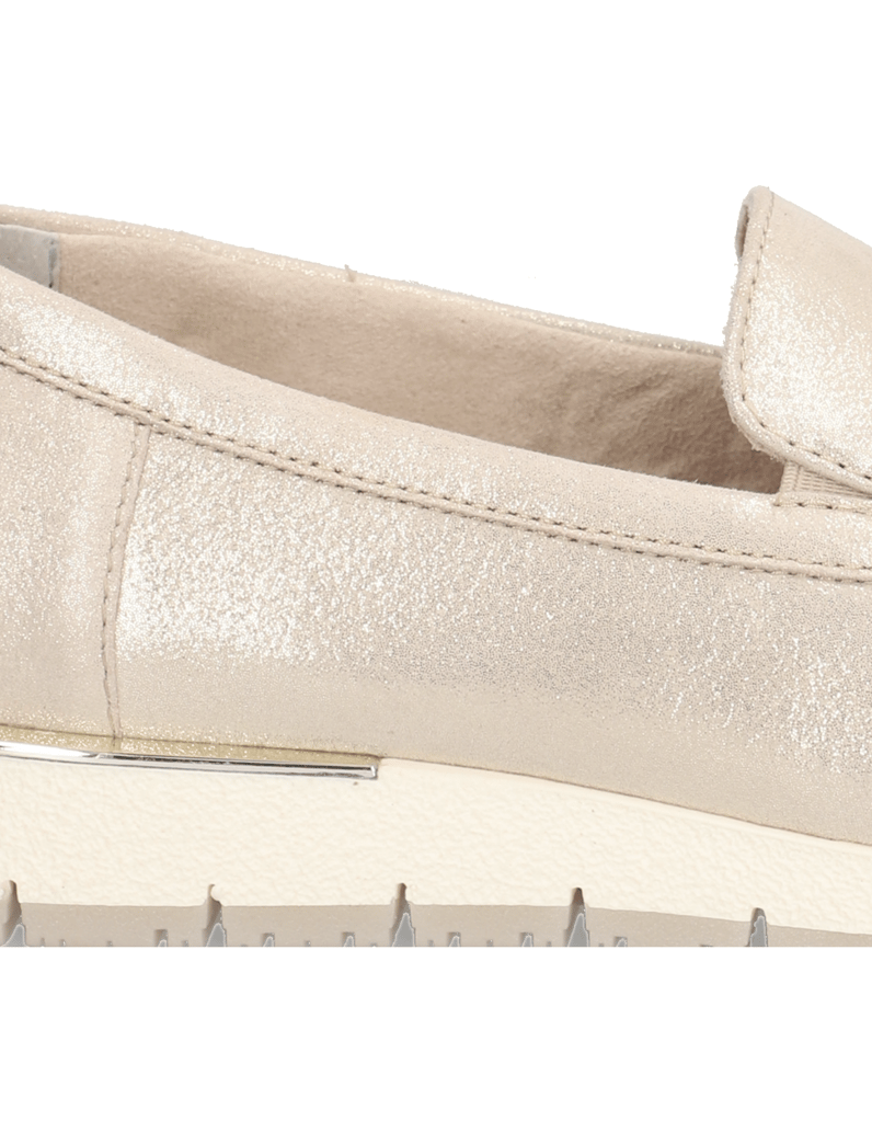 TAMARIS-gladko-usnje-športni-mokasini-zlata