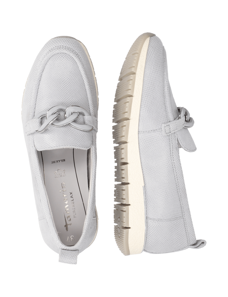 TAMARIS-gladko-usnje-športni-mokasini-zlata