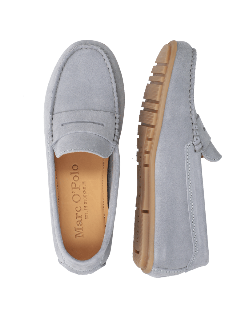 Marc-O´Polo-Veloursleder-Slipper-beige