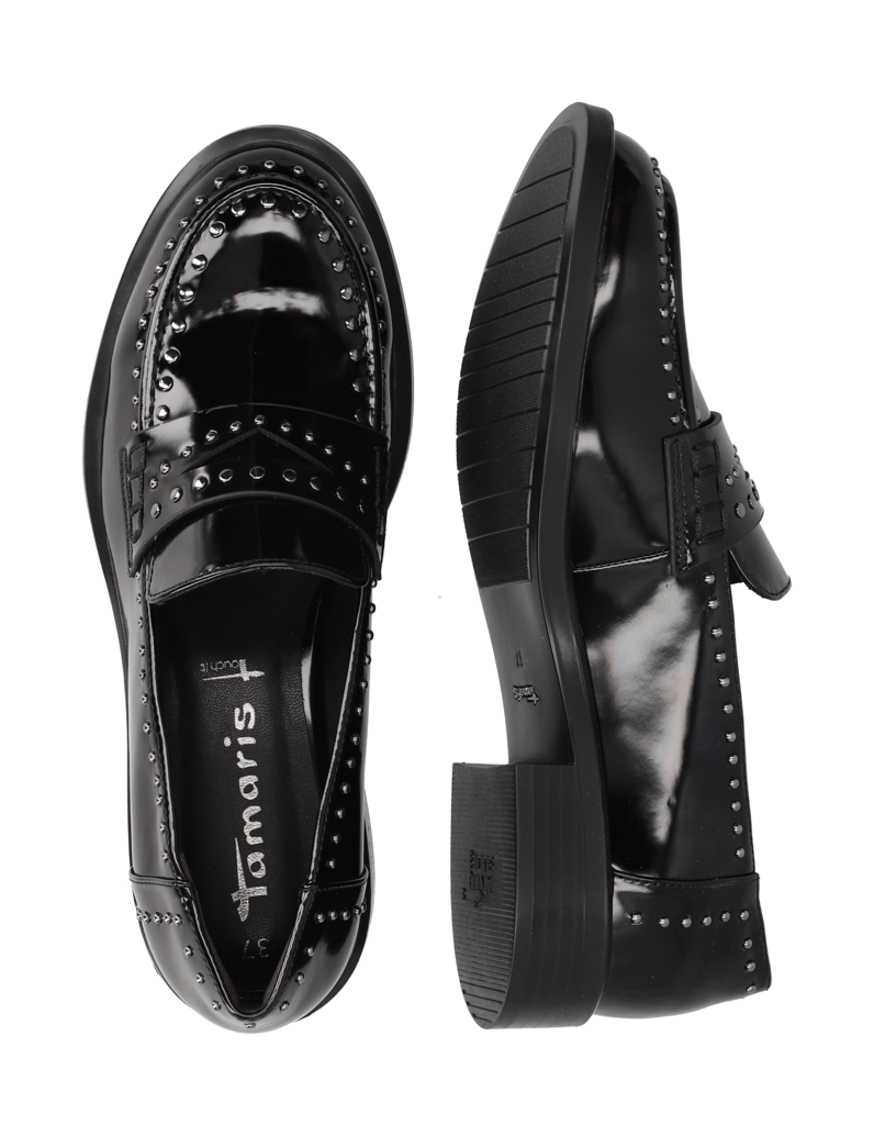 TAMARIS-klasická-nazúvacia-obuv-čierna