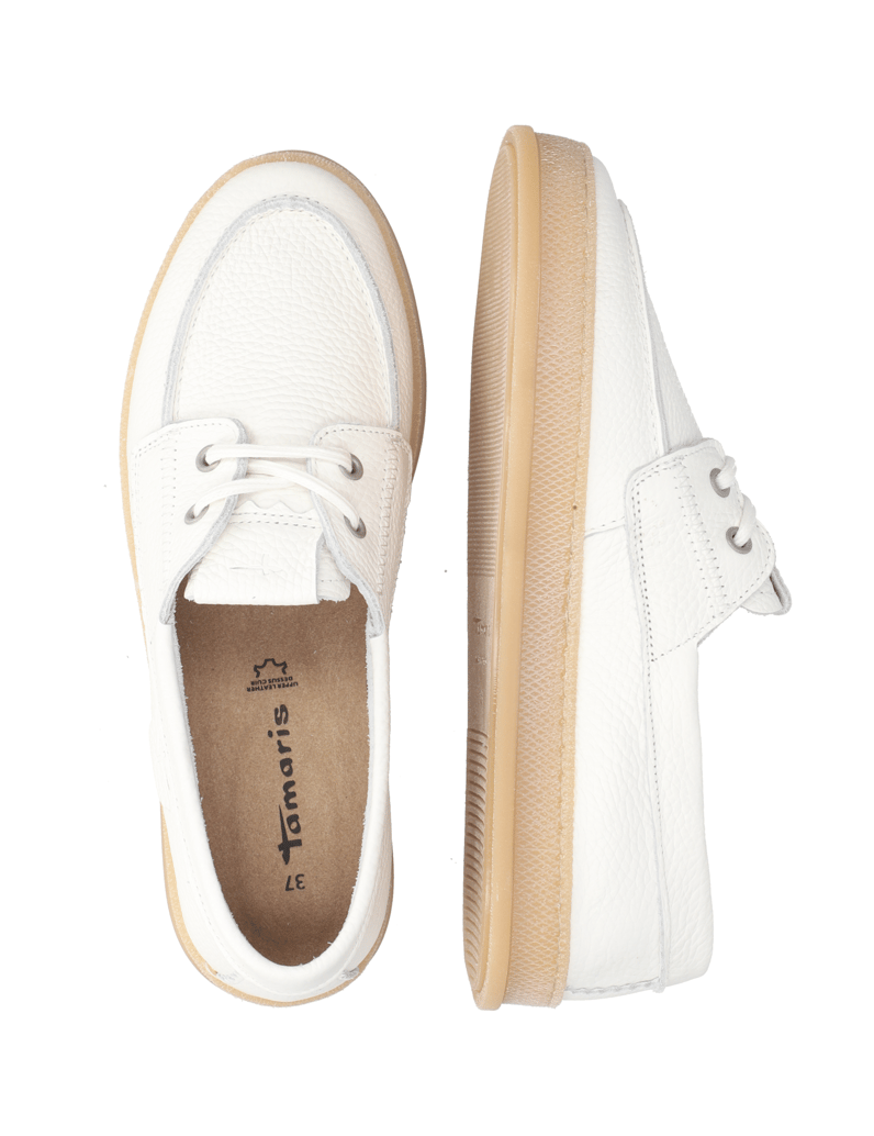TAMARIS-Schnürer-sportiv-weiss