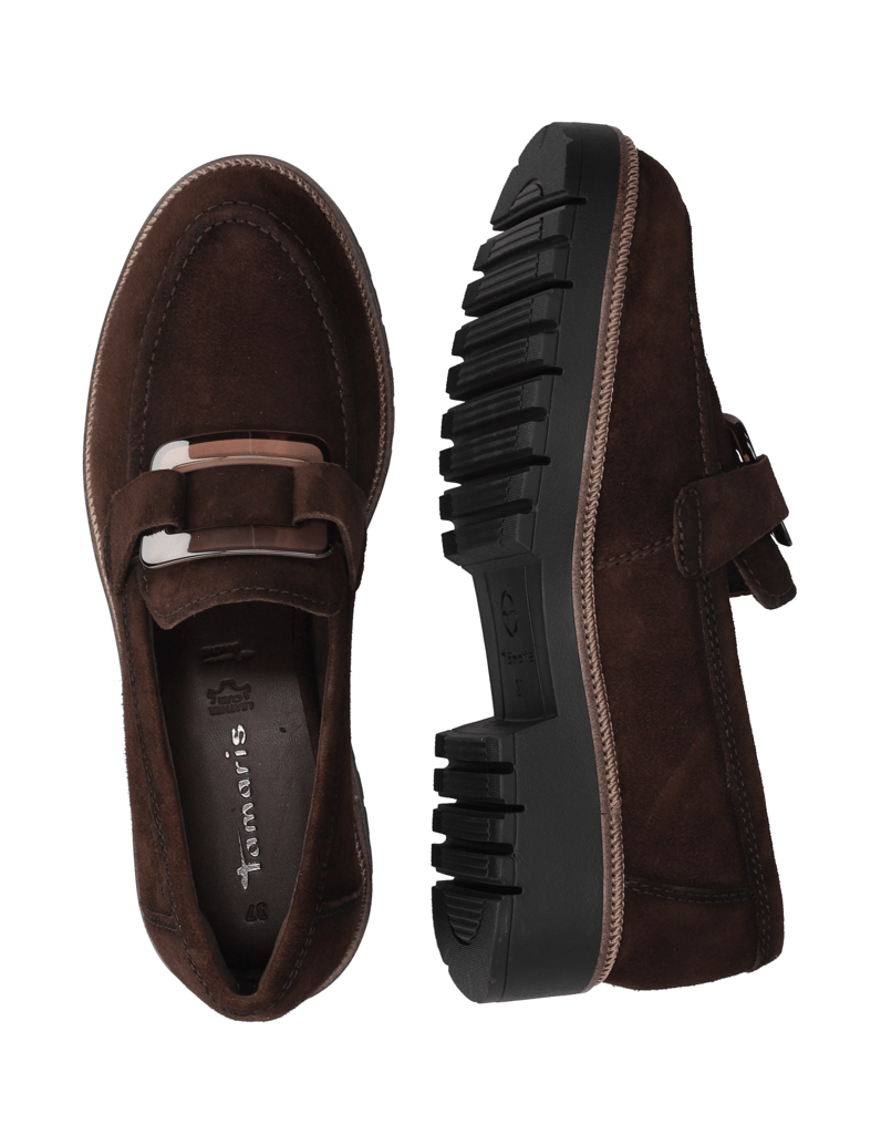 TAMARIS-mokasini-rjava