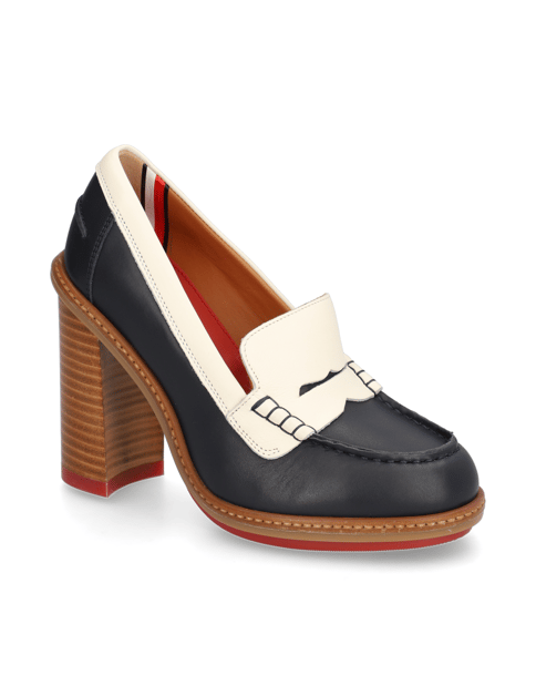 

TH PREPPY HIGH HEEL LOAFER, Modrá