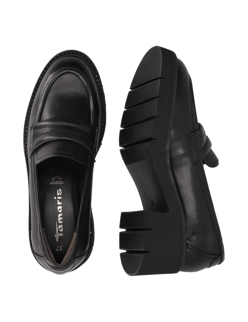 TAMARIS-hladká-kůže-klasické-lodičky-černá