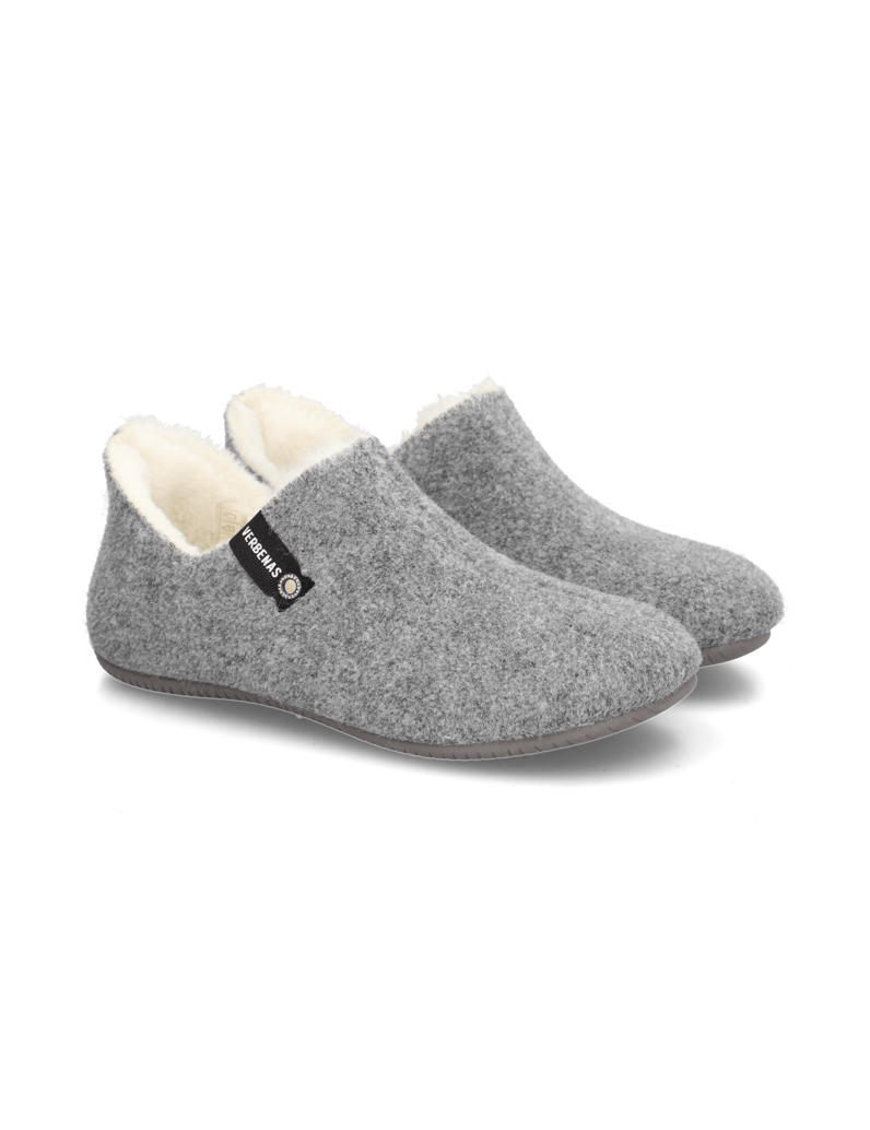 Verbenas-Textil-Pantoffel-siva
