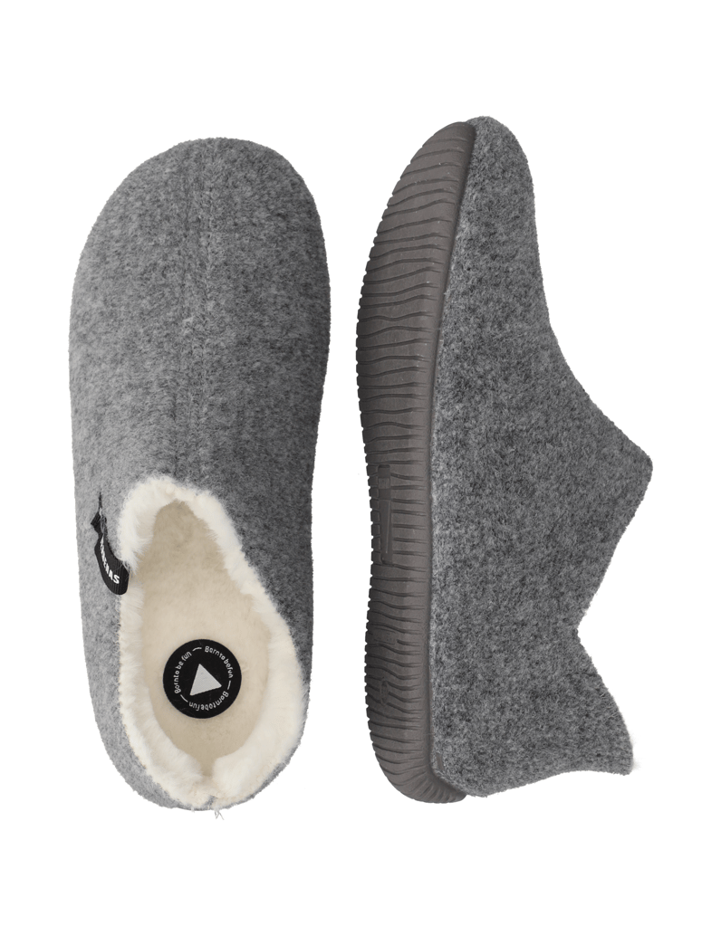 Verbenas-Textil-Pantoffel-siva