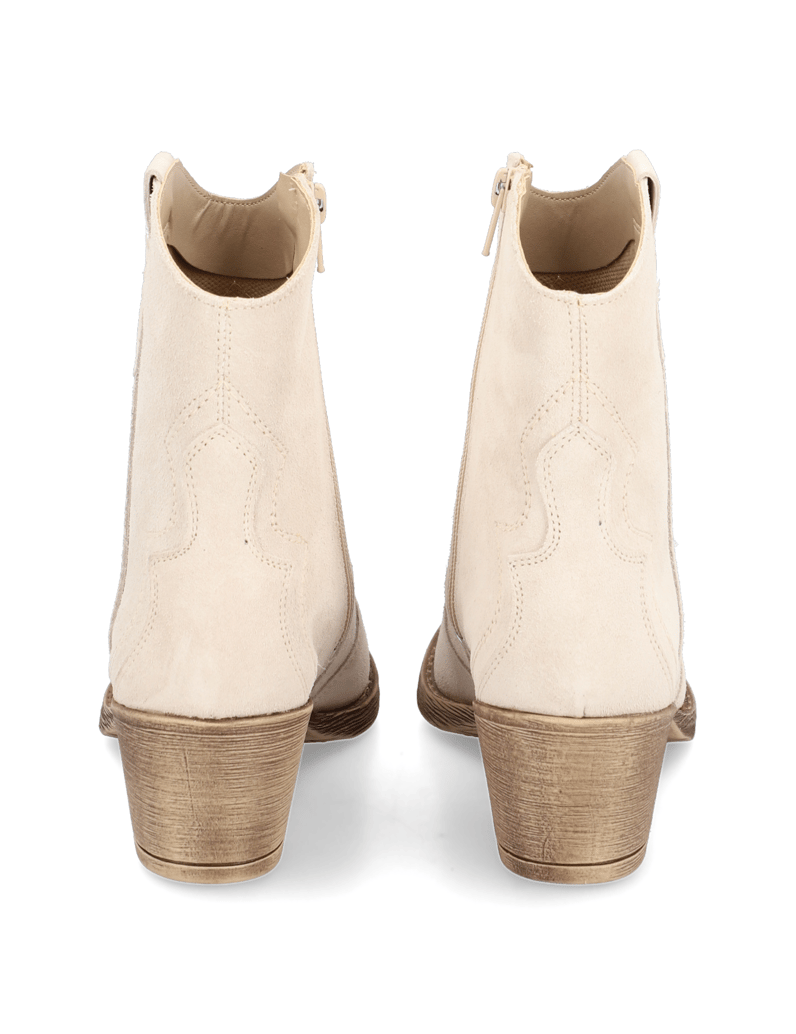 TAMARIS-Veloursleder-Stiefelette-cognac