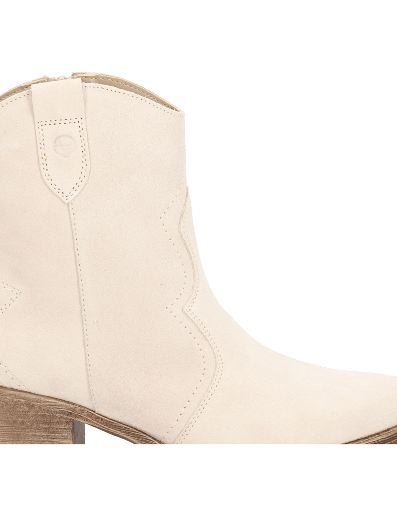 TAMARIS-Veloursleder-Stiefelette-cognac