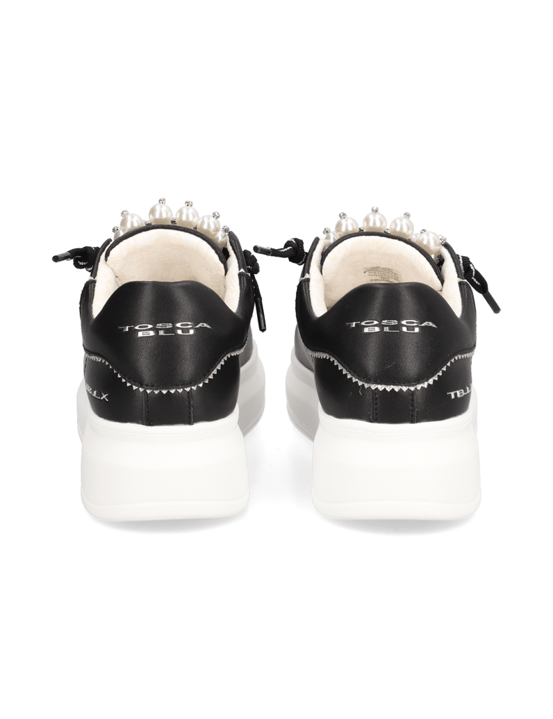 Tosca-Blu-hladká-kůže-tenisky-černá