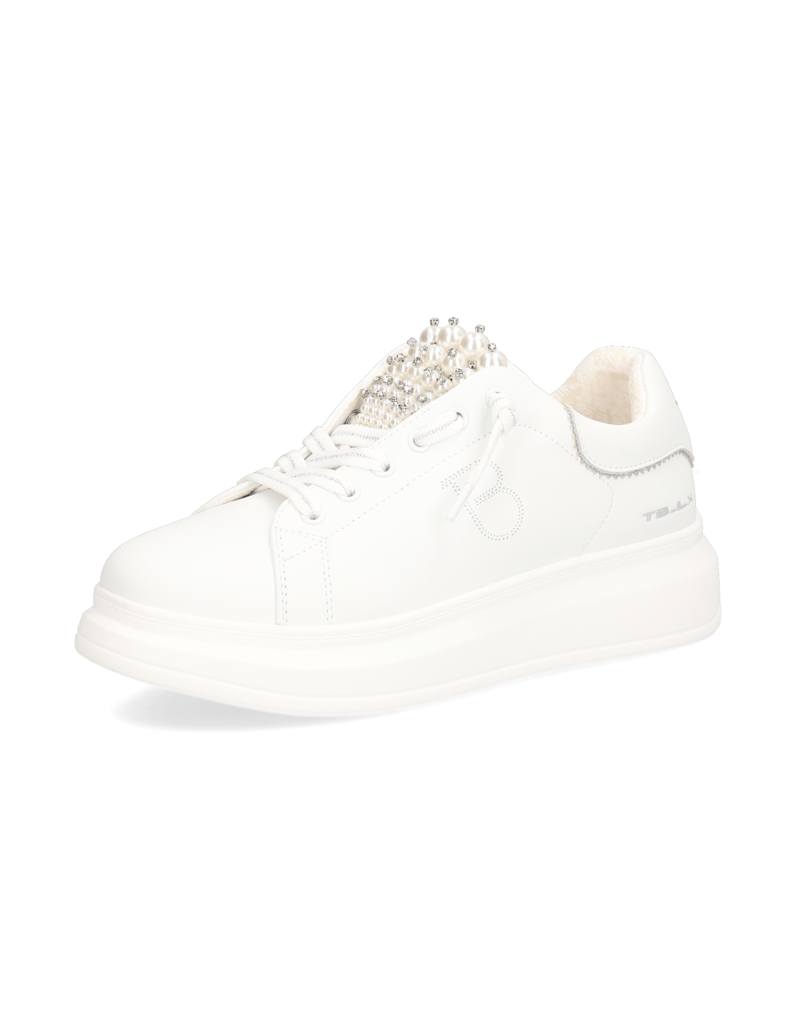 Tosca-Blu-Glattleder-Sneaker-weiss