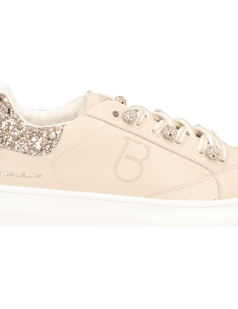 Tosca-Blu-Glattleder-Sneaker-beige