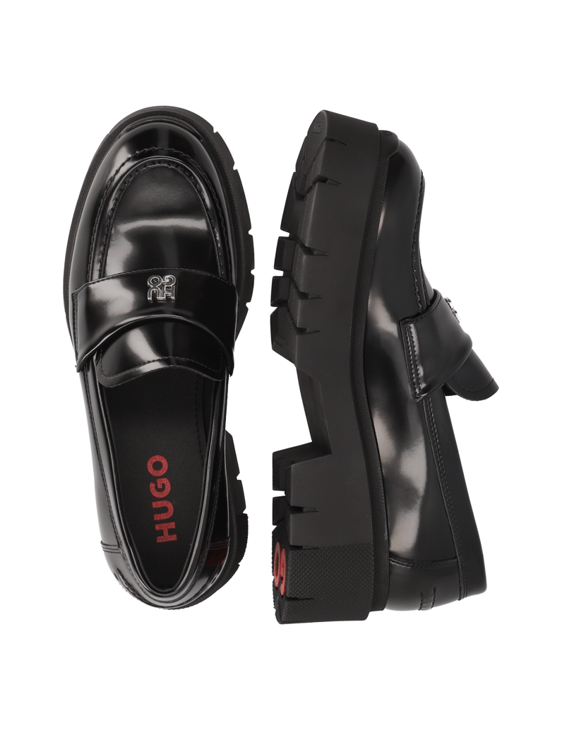 HUGO-klasické-nazouvací-boty-černá
