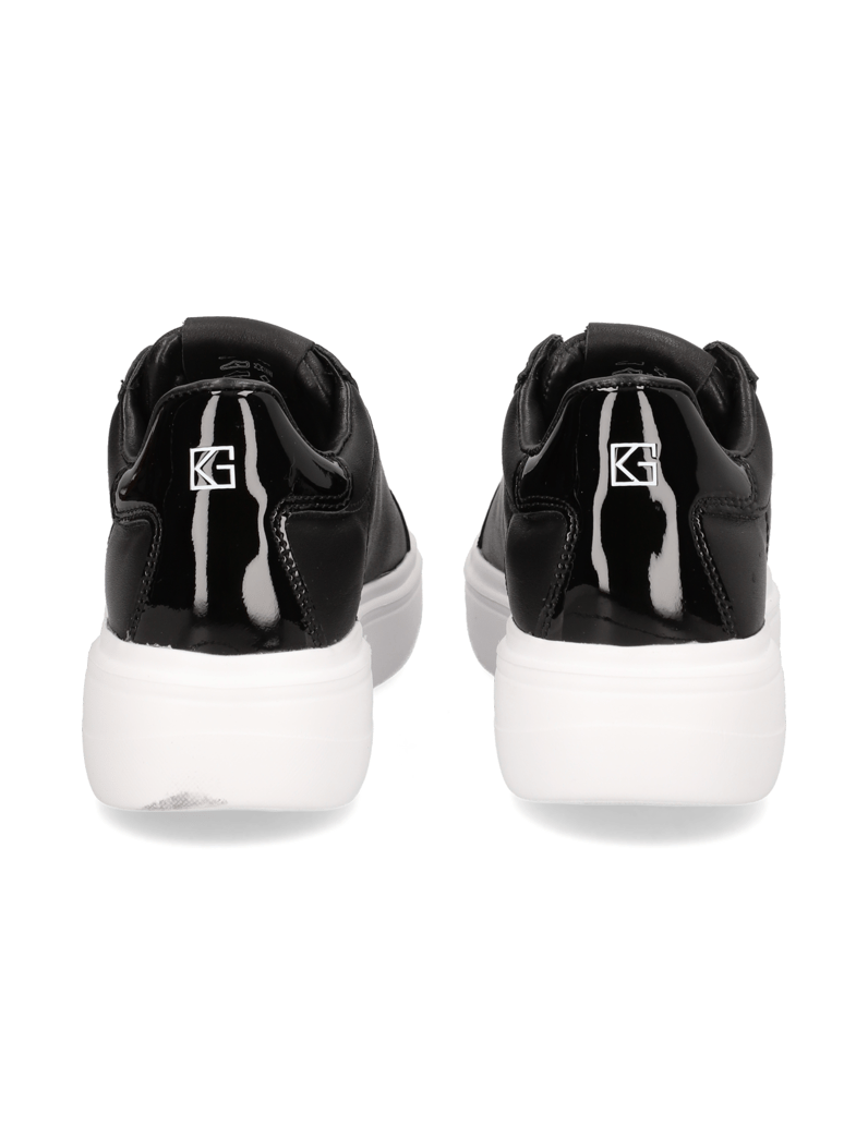 Kate-Gray-Glattleder-Sneaker-schwarz