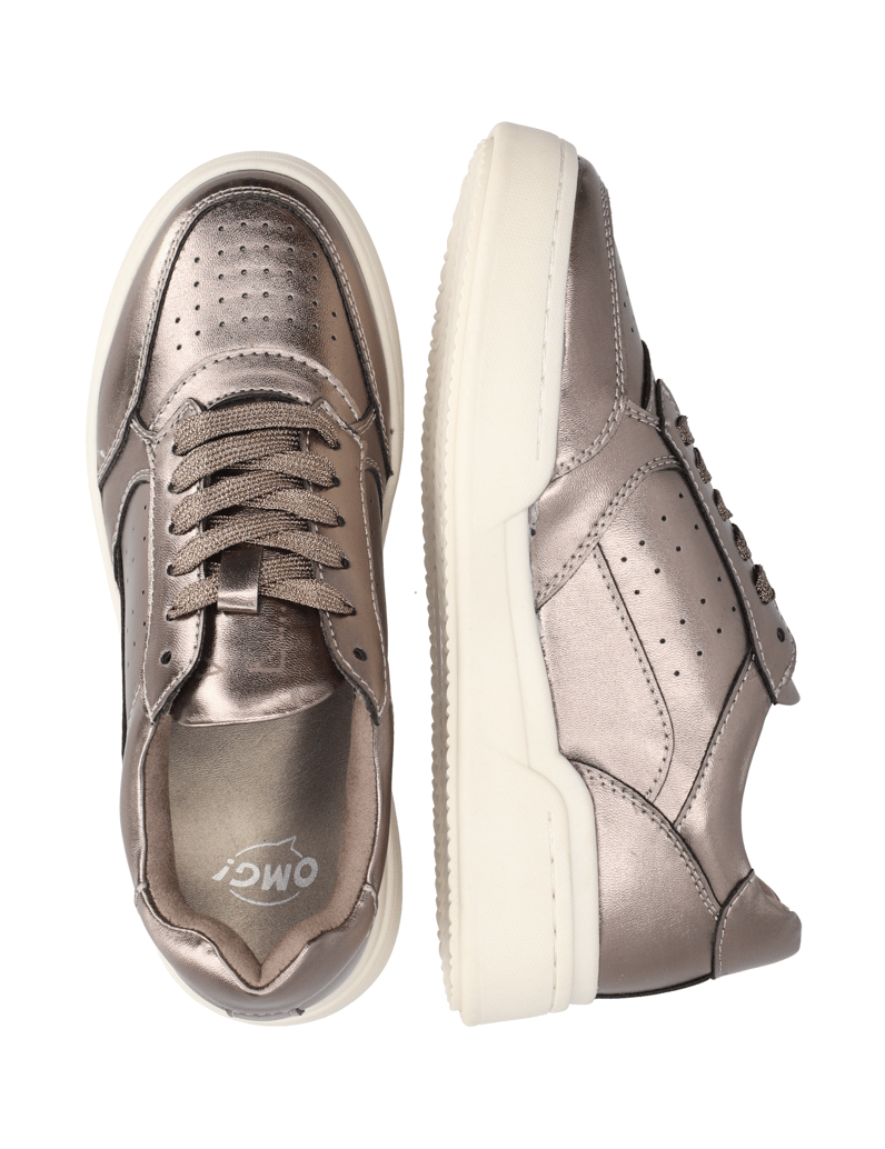 OMG!-imitácia-kože-tenisky-hnedá