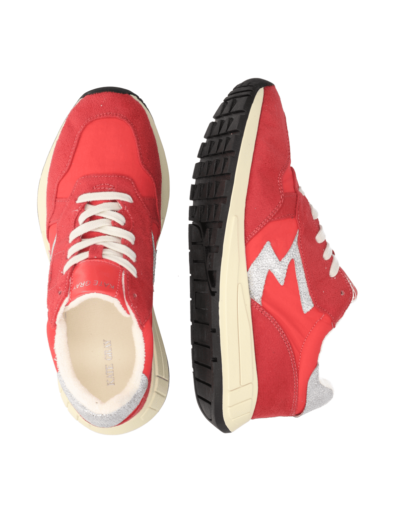 Kate-Gray-kombinácia-s-kožou-tenisky-zelená