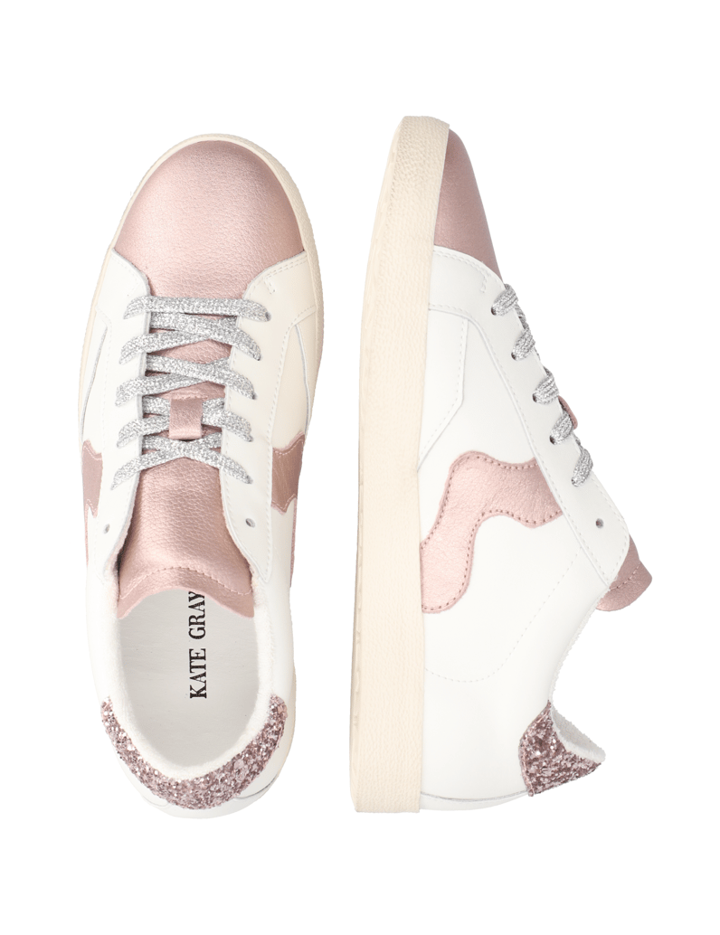 Kate-Gray-hladká-koža-tenisky-čierna