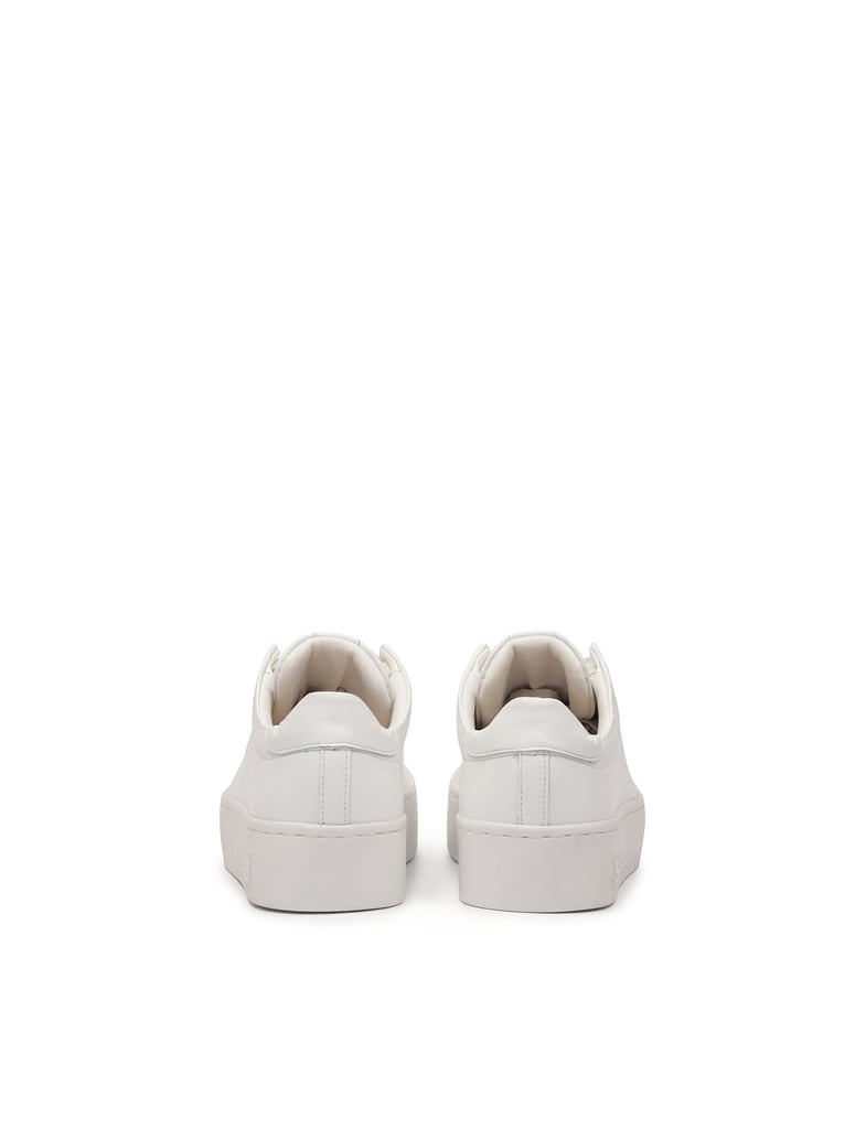 Kazar-White-sneakers-with-covered-lace-handles-biela
