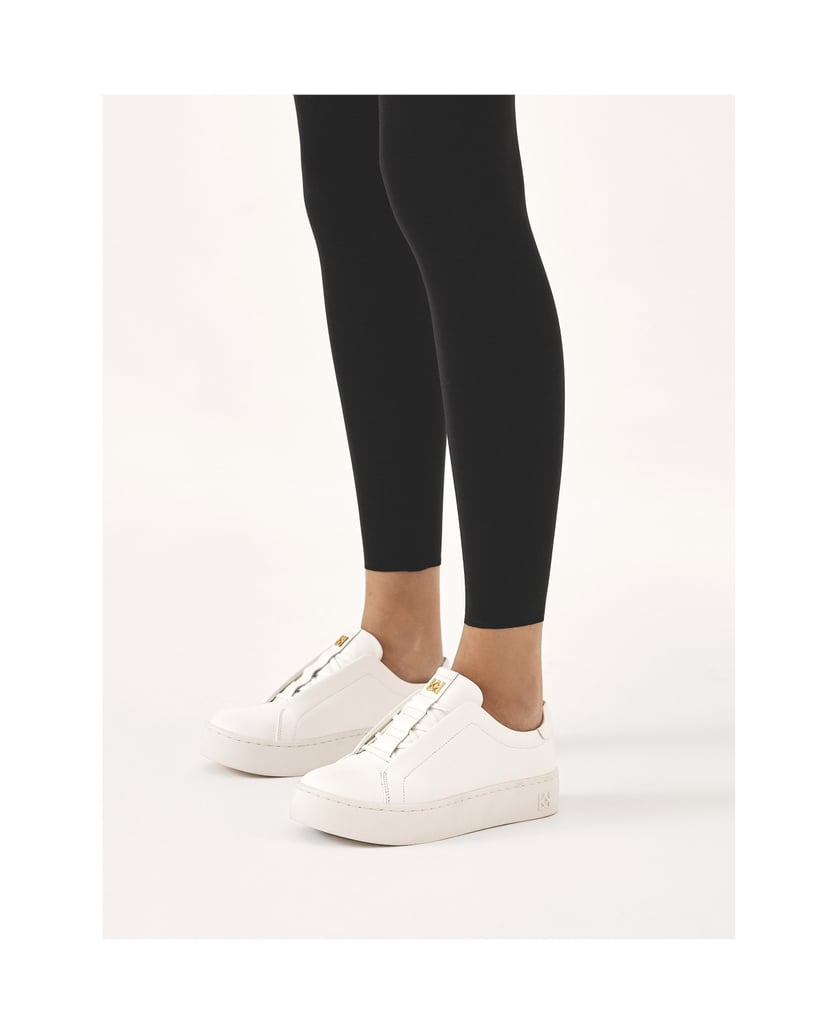 Kazar-White-sneakers-with-covered-lace-handles-biela