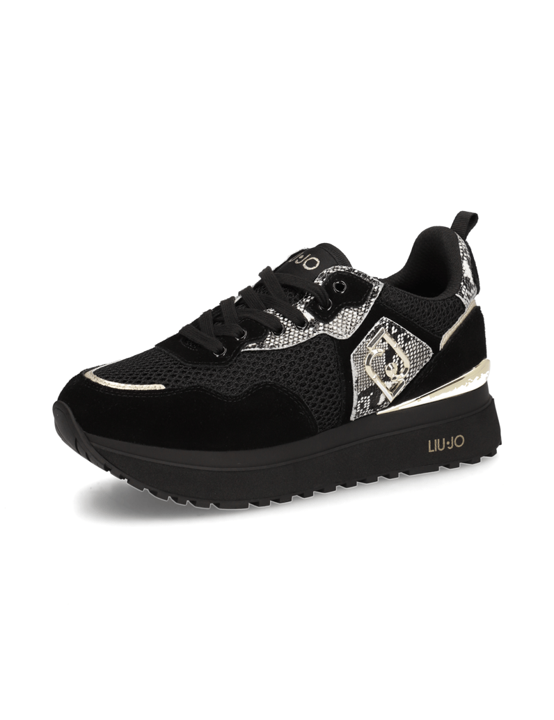 LIU-JO-MAXI-WONDER-LOW-Sneaker-schwarz