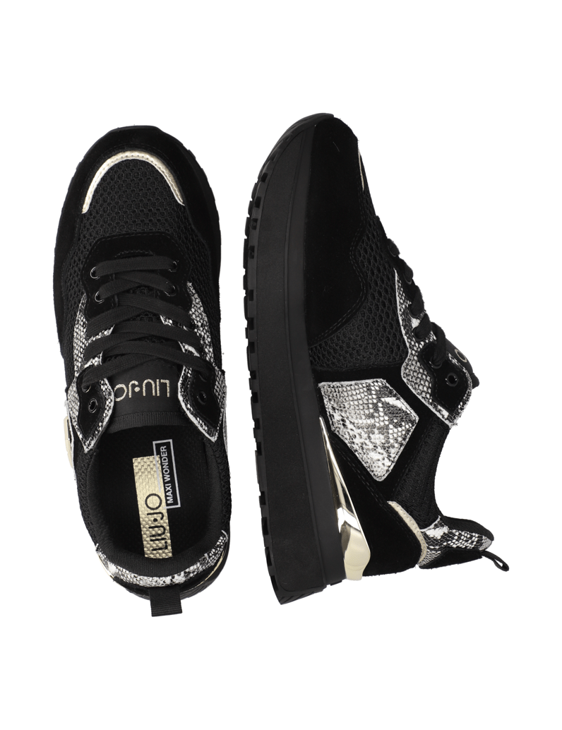 LIU-JO-MAXI-WONDER-LOW-Sneaker-schwarz