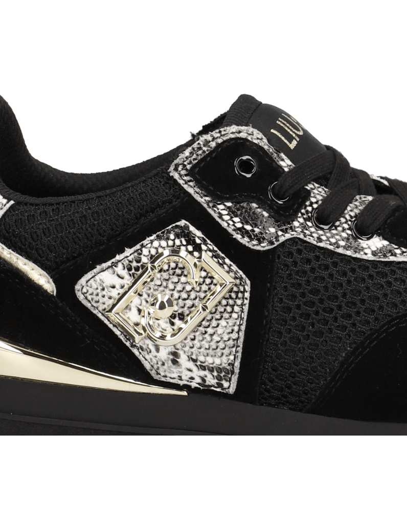 LIU-JO-MAXI-WONDER-LOW-Sneaker-schwarz