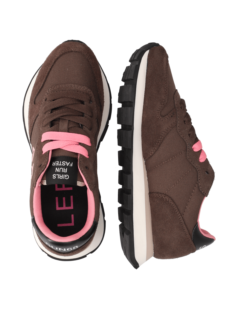 SUN68-Ally-Solid-Nylon-Sneaker-hnědá